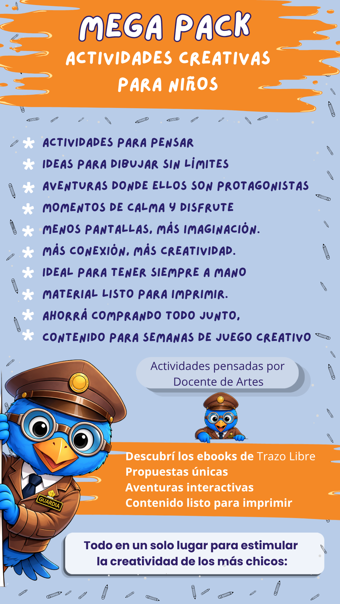 MEGA PACK DE ACTIVIDADES CREATIVAS PARA NIÑOS.